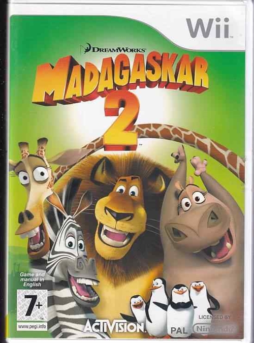 Dreamworks Madagaskar 2 - Wii (B Grade) (Genbrug)